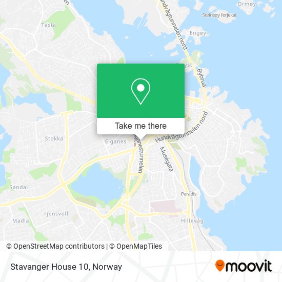 Stavanger House 10 map