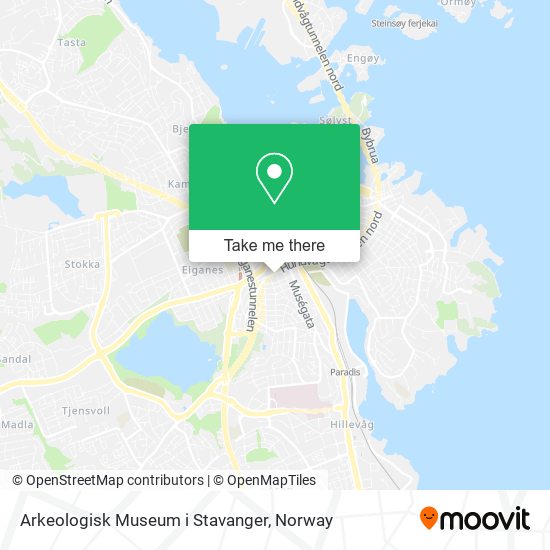 Arkeologisk Museum i Stavanger map