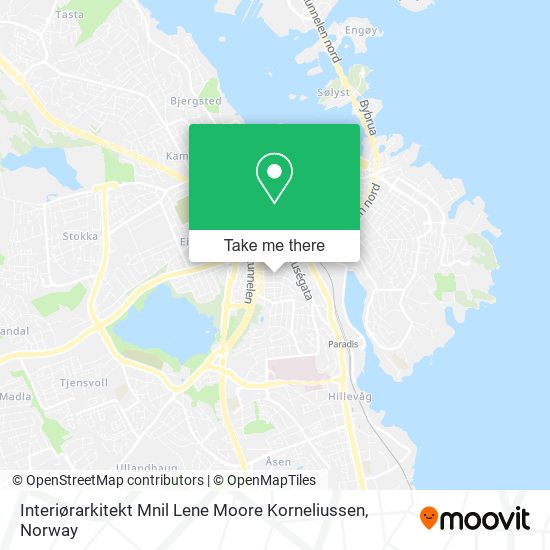 Interiørarkitekt Mnil Lene Moore Korneliussen map