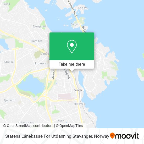 Statens Lånekasse For Utdanning Stavanger map