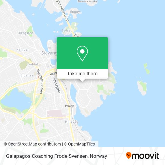 Galapagos Coaching Frode Svensen map