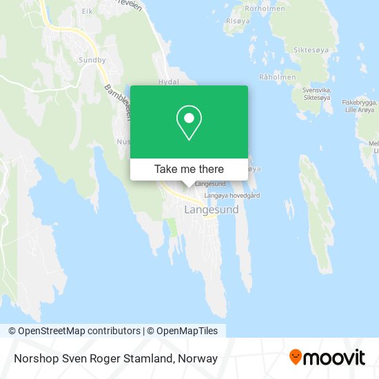Norshop Sven Roger Stamland map