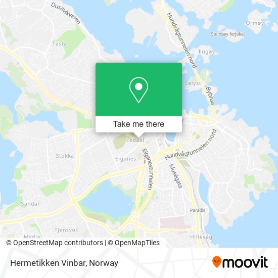 Hermetikken Vinbar map