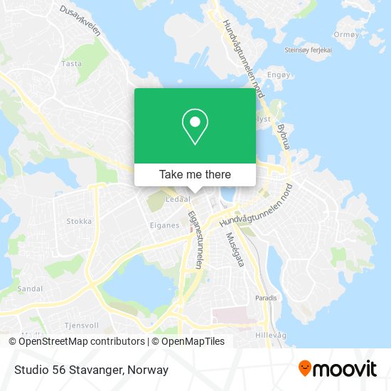 Studio 56 Stavanger map