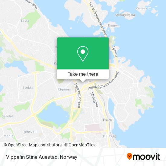 Vippefin Stine Auestad map