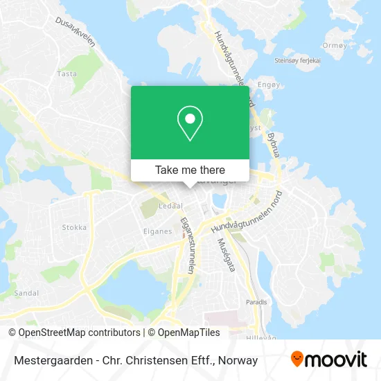 Mestergaarden - Chr. Christensen Eftf. map