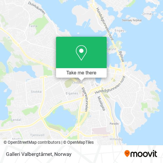 Galleri Valbergtårnet map