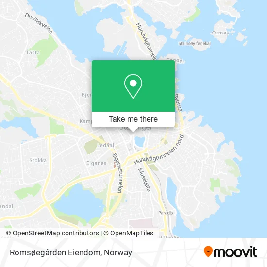 Romsøegården Eiendom map