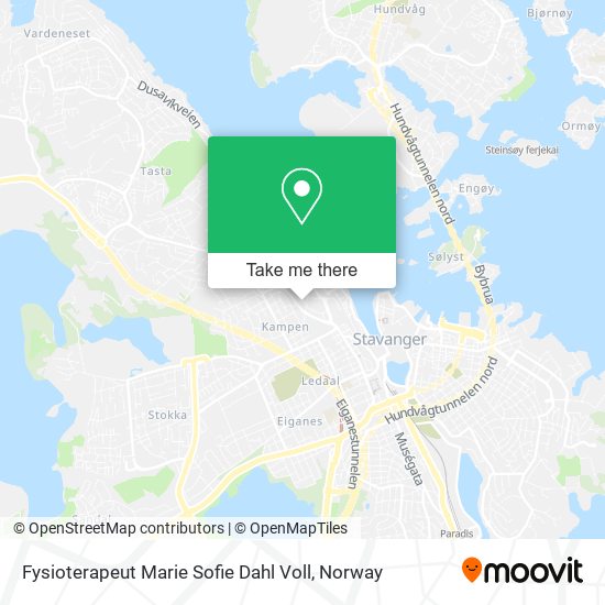 Fysioterapeut Marie Sofie Dahl Voll map