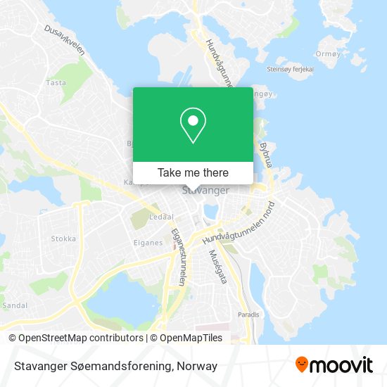 Stavanger Søemandsforening map