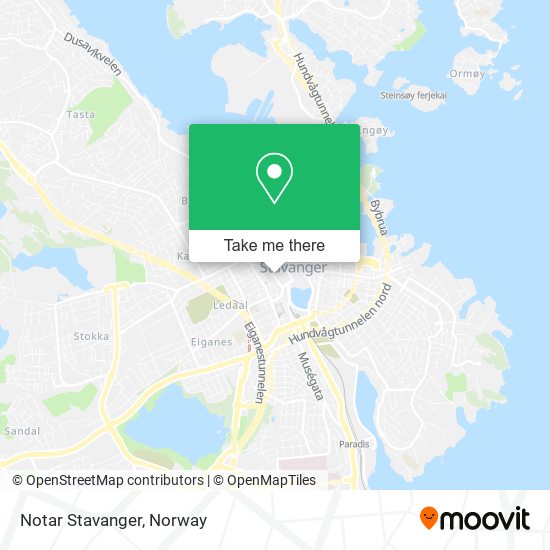 Notar Stavanger map