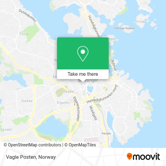 Vagle Posten map