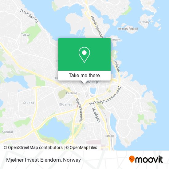 Mjølner Invest Eiendom map