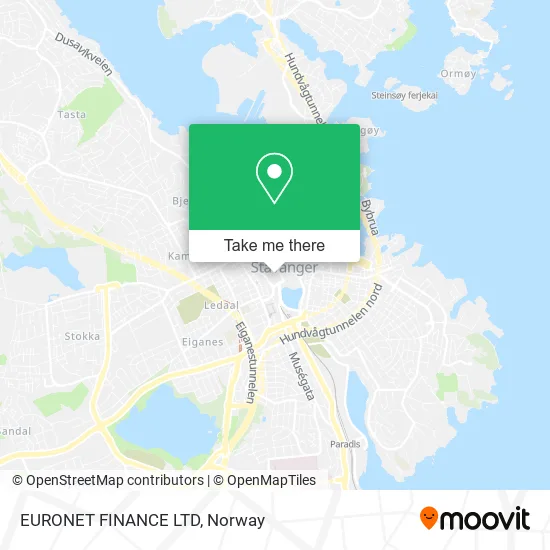 EURONET FINANCE LTD map