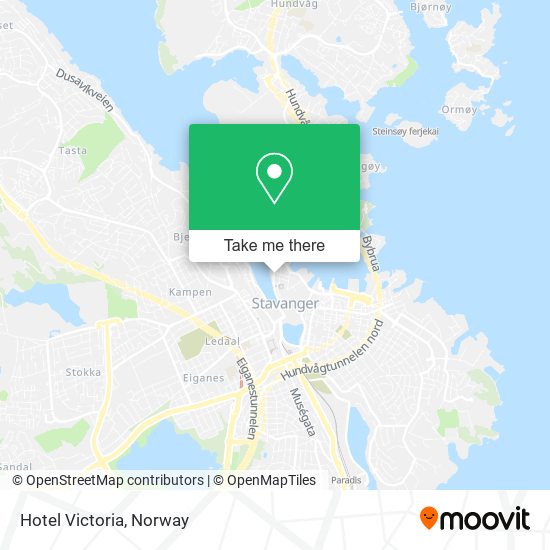 Hotel Victoria map