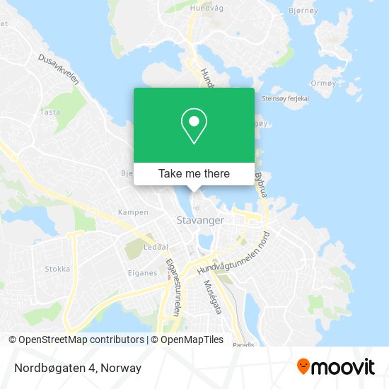 Nordbøgaten 4 map