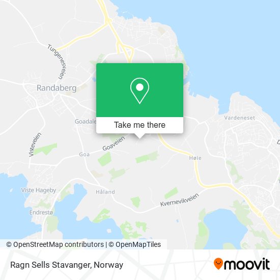 Ragn Sells Stavanger map