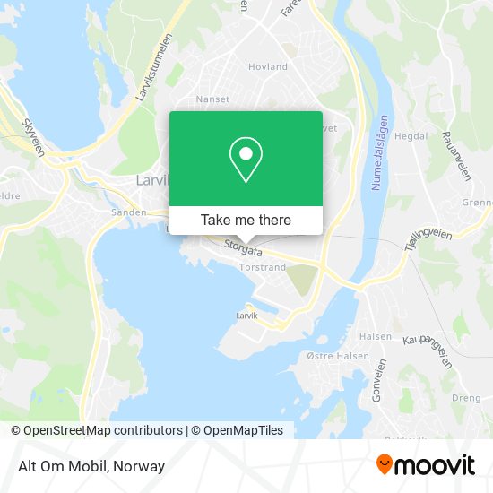 Alt Om Mobil map