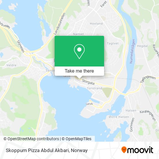 Skoppum Pizza Abdul Akbari map