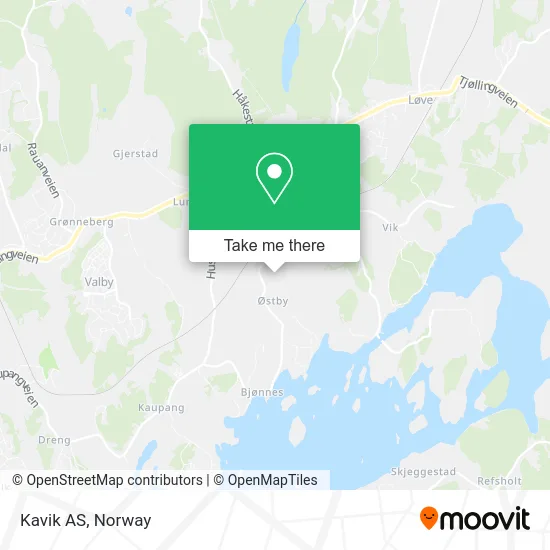 Kavik AS map