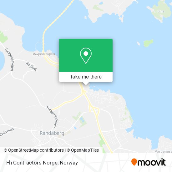 Fh Contractors Norge map