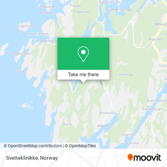 Svetteklinikke map