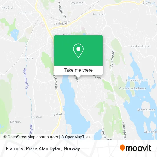 Framnes Pizza Alan Dylan map
