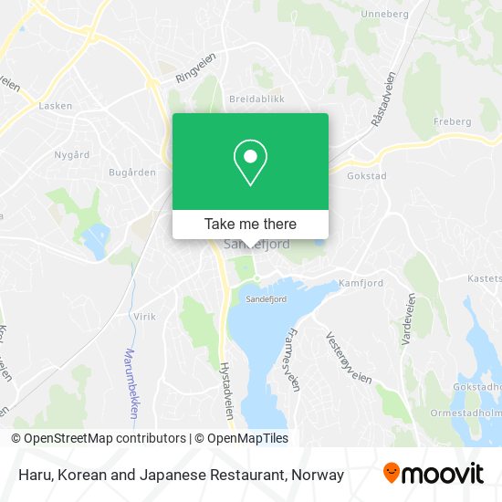 Haru, Korean and Japanese Restaurant map