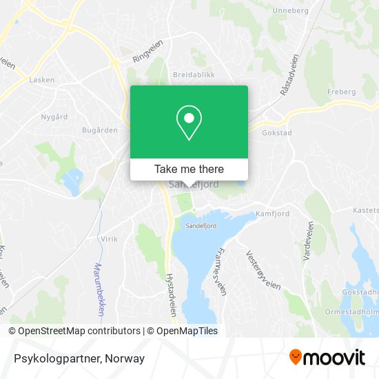 Psykologpartner map