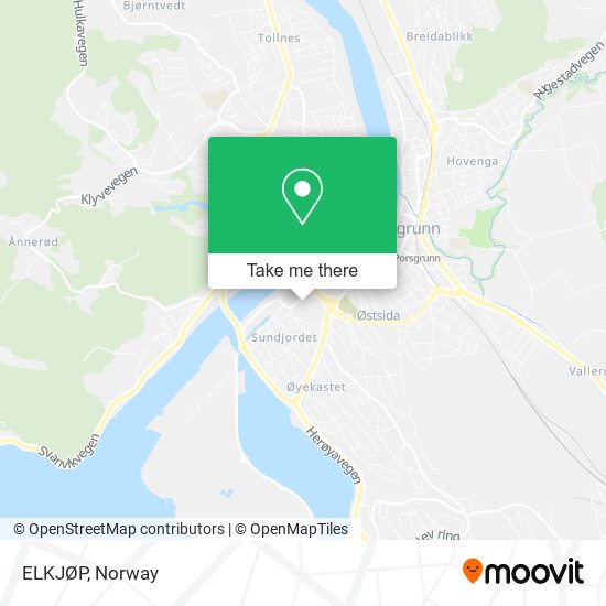 ELKJØP map