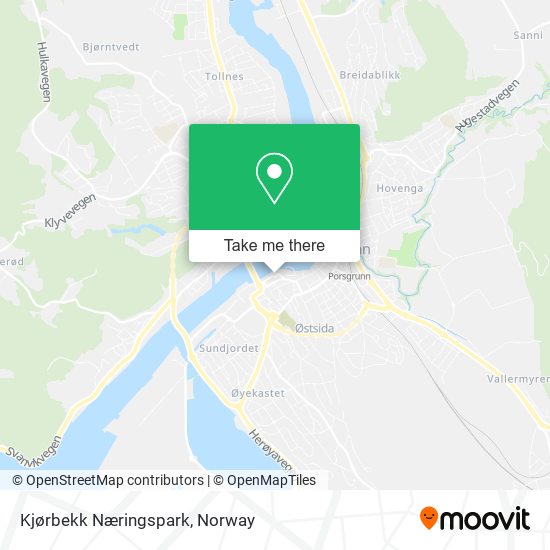 Kjørbekk Næringspark map