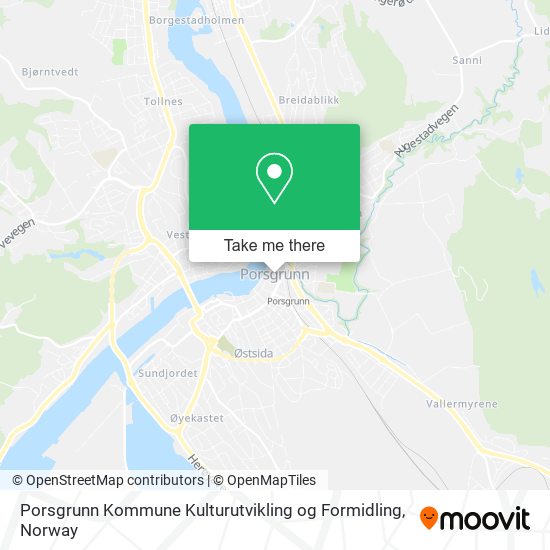 Porsgrunn Kommune Kulturutvikling og Formidling map