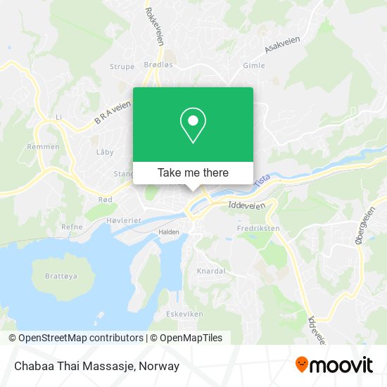 Chabaa Thai Massasje map