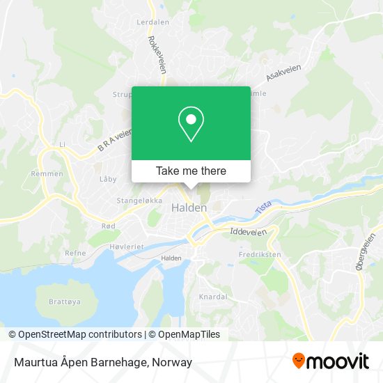 Maurtua Åpen Barnehage map