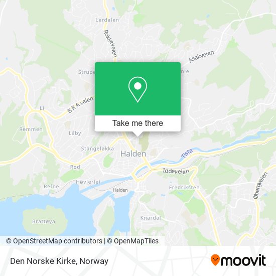 Den Norske Kirke map