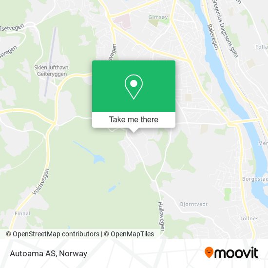 Autoama AS map