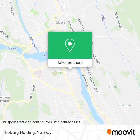 Løberg Holding map