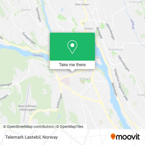 Telemark Lastebil map