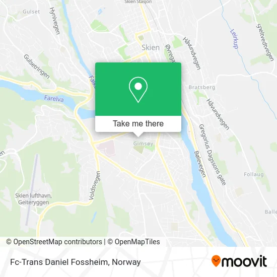 Fc-Trans Daniel Fossheim map