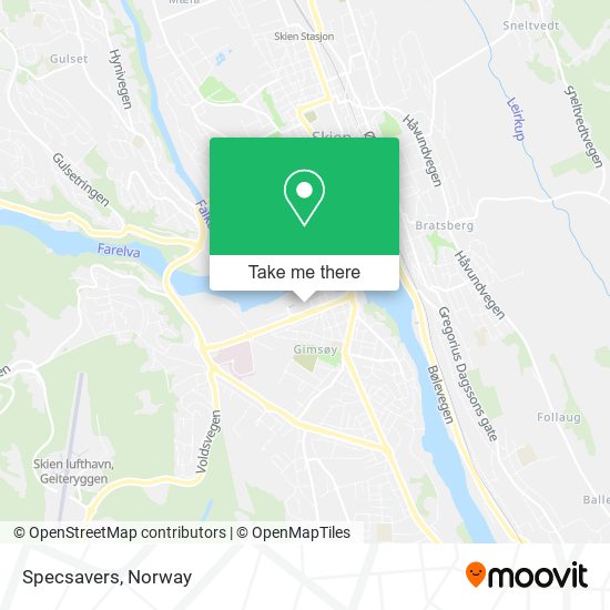 Specsavers map