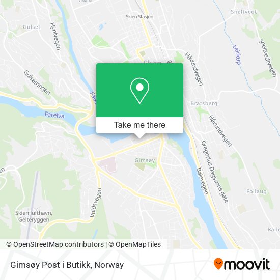 Gimsøy Post i Butikk map