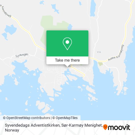 Syvendedags Adventistkirken, Sør-Karmøy Menighet map