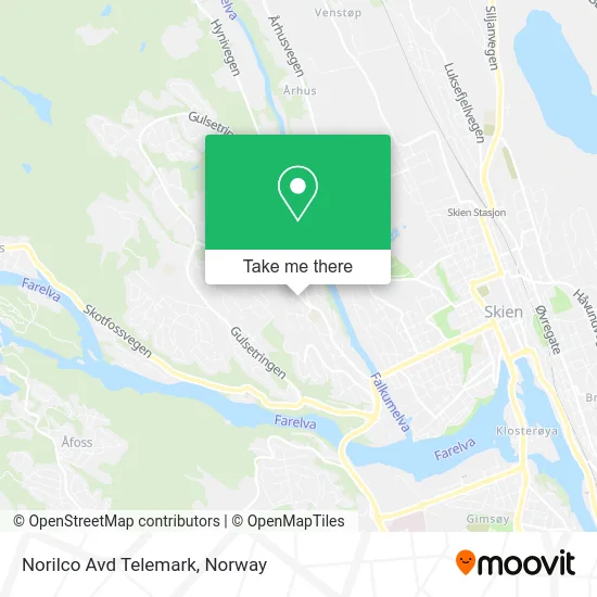 Norilco Avd Telemark map