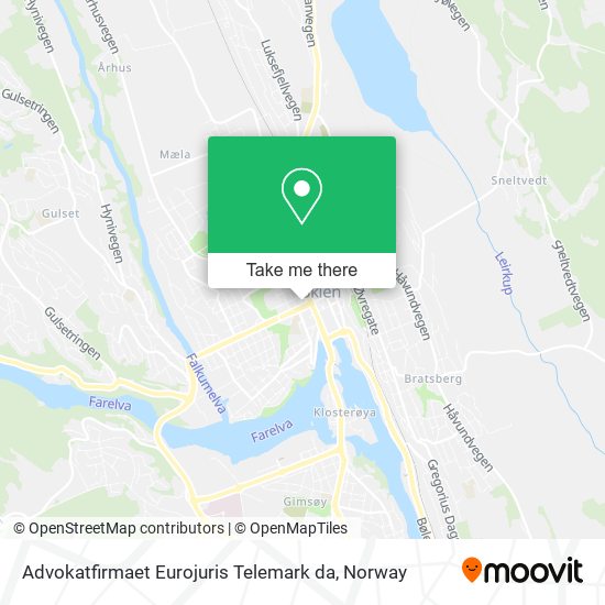 Advokatfirmaet Eurojuris Telemark da map