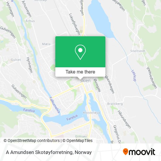 A Amundsen Skotøyforretning map