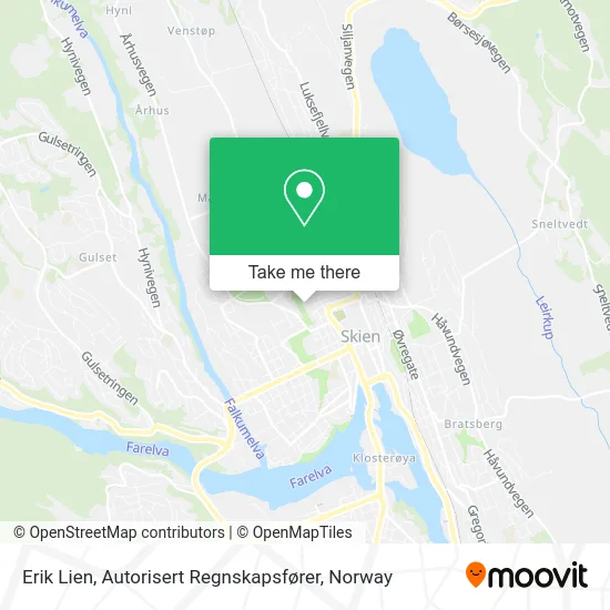 Erik Lien, Autorisert Regnskapsfører map