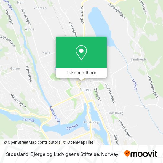 Stousland, Bjørge og Ludvigsens Stiftelse map