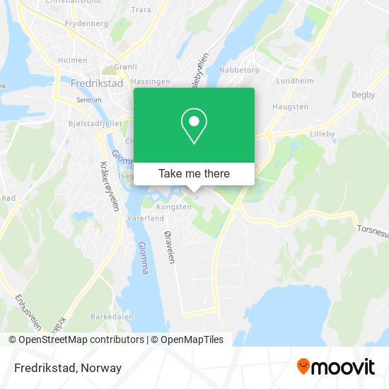 Fredrikstad map