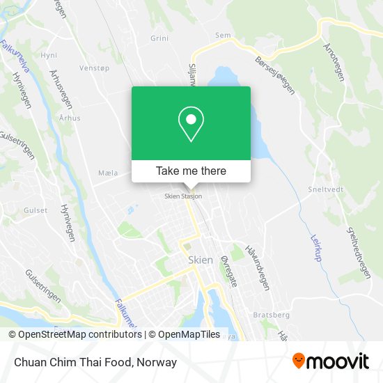 Chuan Chim Thai Food map