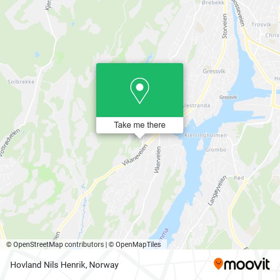 Hovland Nils Henrik map